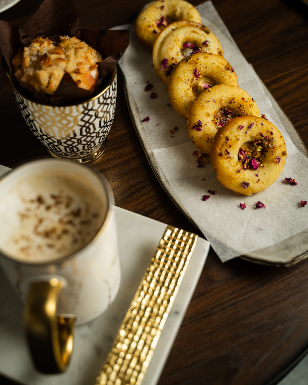 Chai and pastries at Chai Pyala